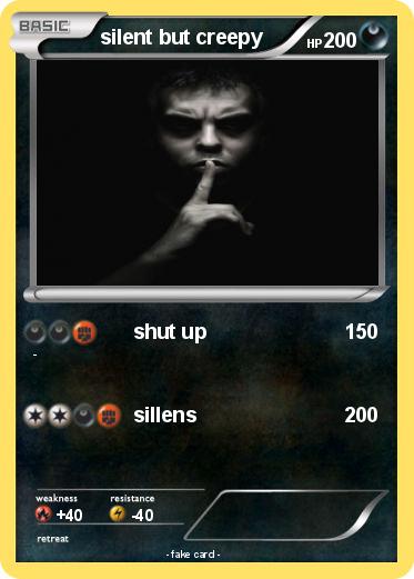 Pokemon silent but creepy