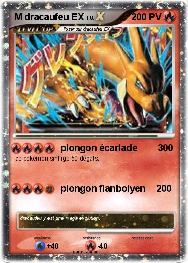 Pokemon M dracaufeu EX