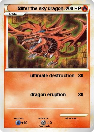 Pokemon Slifer the sky dragon