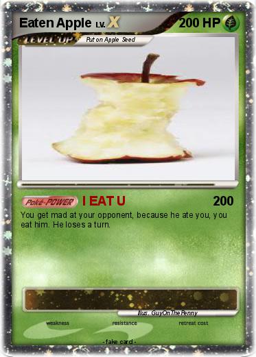 Pokemon Eaten Apple
