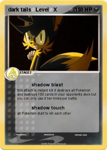 Pokemon dark tails   Level   X