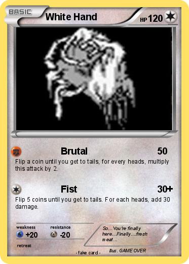 Pokemon White Hand