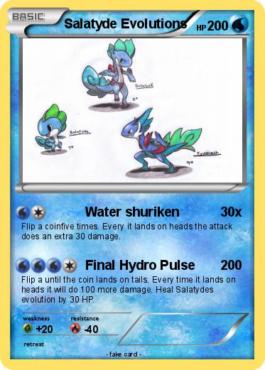 Pokemon Salatyde Evolutions