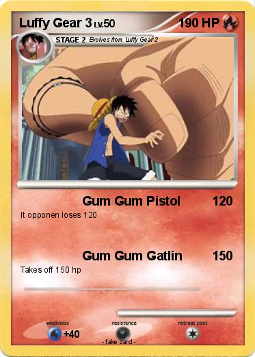 Pokemon Luffy Gear 3