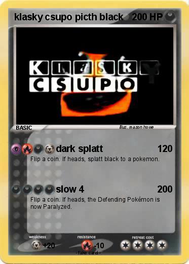 Pokemon klasky csupo picth black