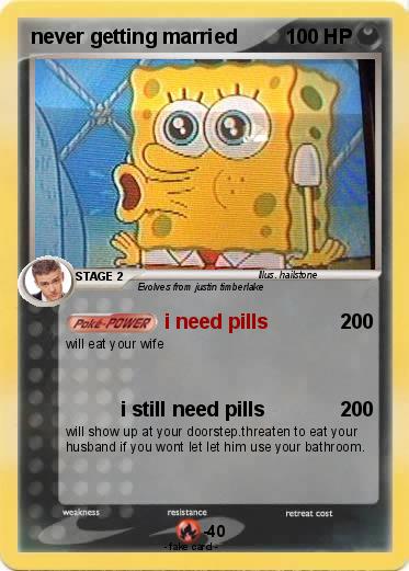 Pokemon never getting married