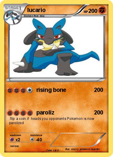 Pokemon lucario