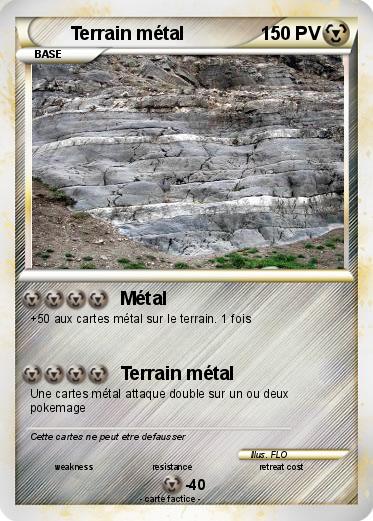 Pokemon Terrain métal