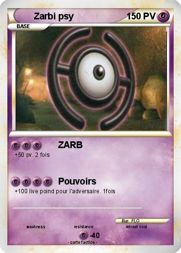 Pokemon Zarbi psy