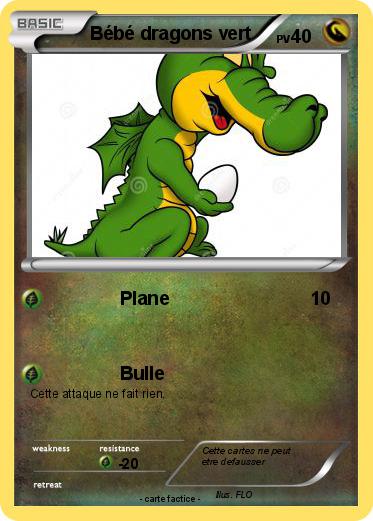 Pokemon Bébé dragons vert