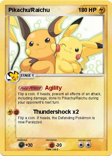 Pokemon Pikachu/Raichu
