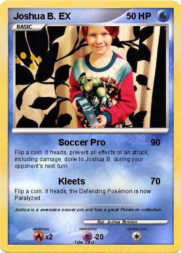 Pokemon Joshua B. EX