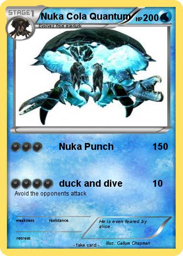 Pokemon Nuka Cola Quantum