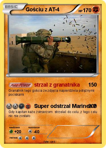 Pokemon Gościu z AT-4