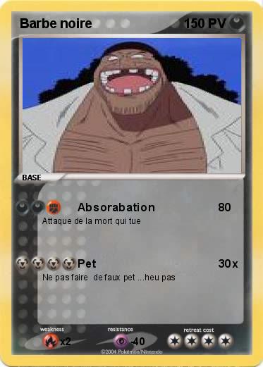 Pokemon Barbe noire