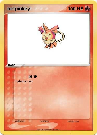 Pokemon mr pinkey