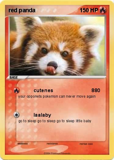 Pokemon red panda