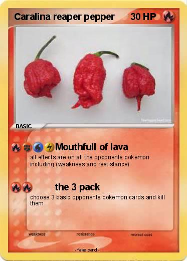 Pokemon Caralina reaper pepper