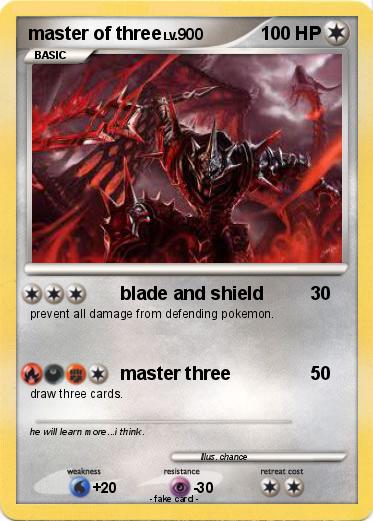 Pokemon master of three