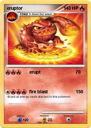 Pokemon eruptor
