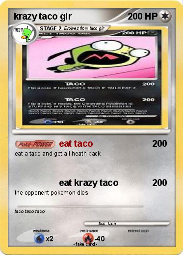 Pokemon krazy taco gir