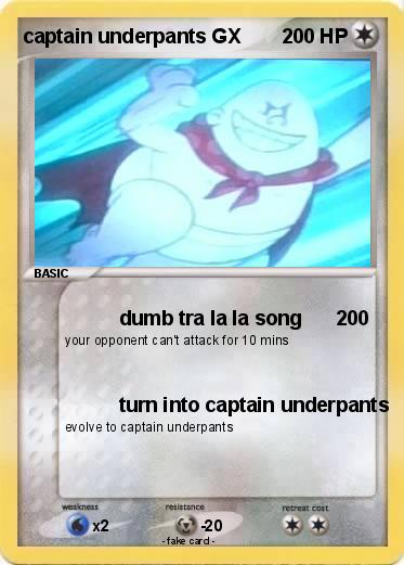 Pokemon captain underpants GX