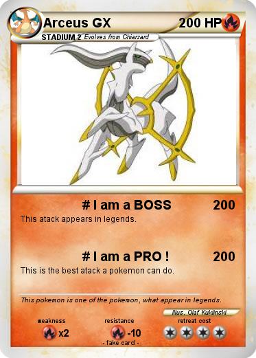 Pokemon Arceus GX