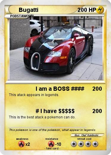 Pokemon Bugatti