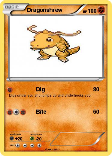 Pokemon Dragonshrew