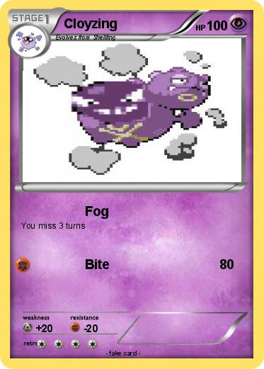Pokemon Cloyzing