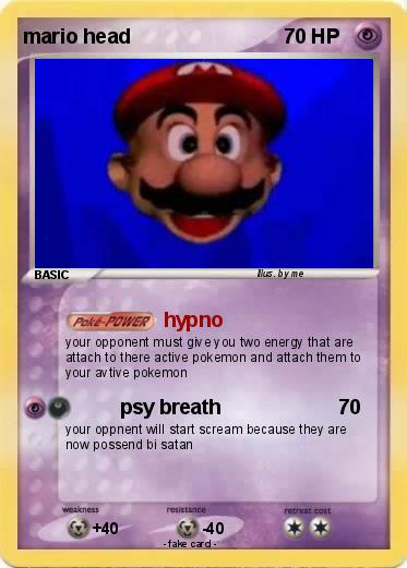 Pokemon mario head