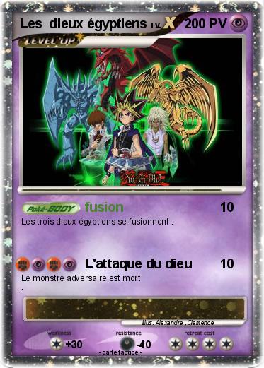 Pokemon Les  dieux égyptiens