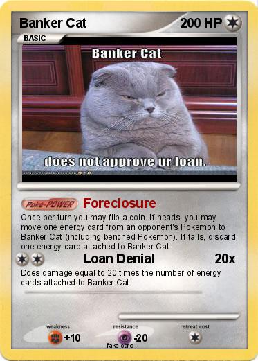 Pokemon Banker Cat
