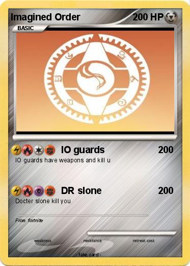 Pokemon Imagined Order