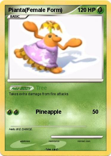 Pokemon Pianta(Female Form)