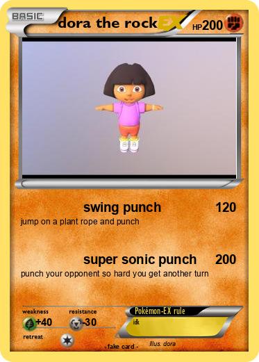 Pokemon dora the rock