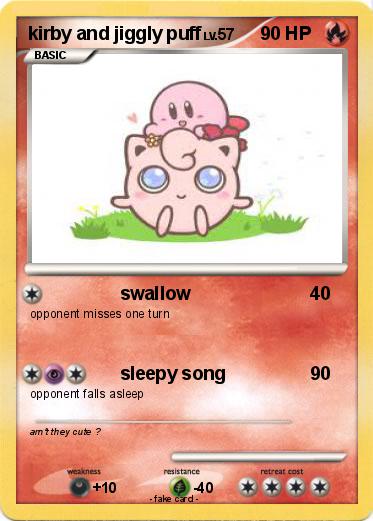 Pokemon kirby and jiggly puff