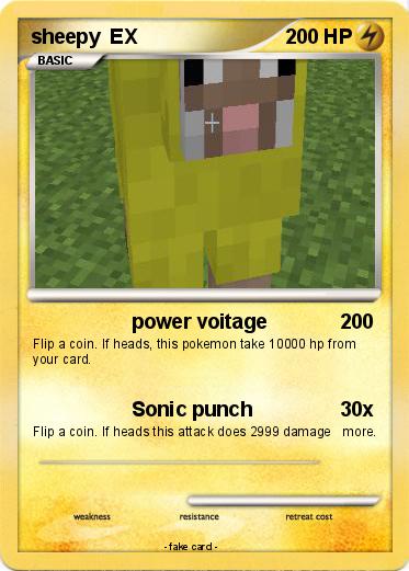 Pokemon sheepy  EX
