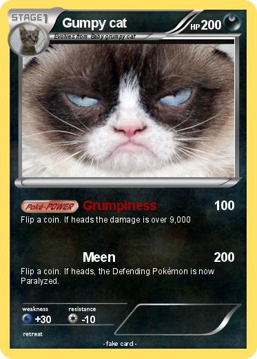 Pokemon Gumpy cat