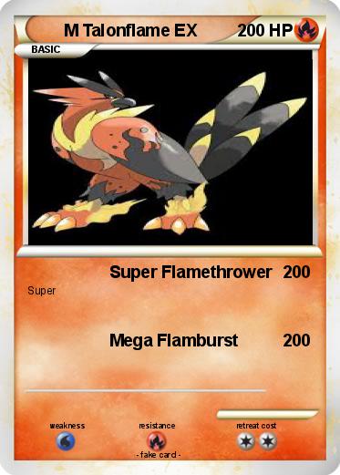 Pokemon M Talonflame EX