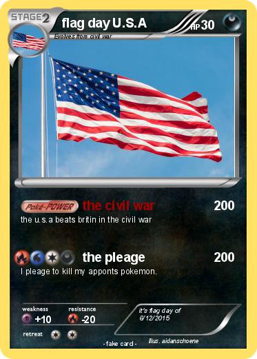Pokemon flag day U.S.A