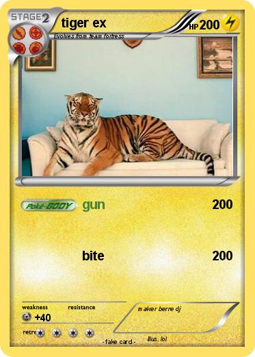 Pokemon tiger ex