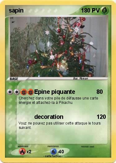 Pokemon sapin