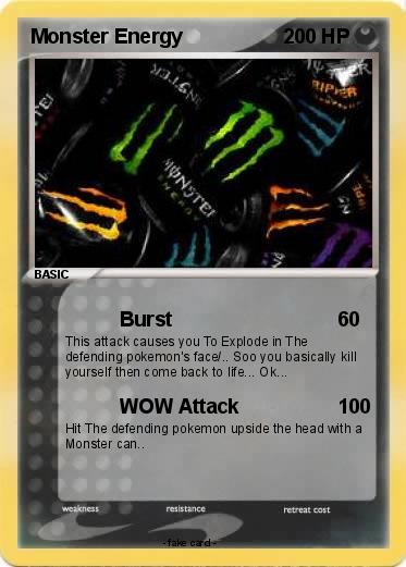 Pokemon Monster Energy