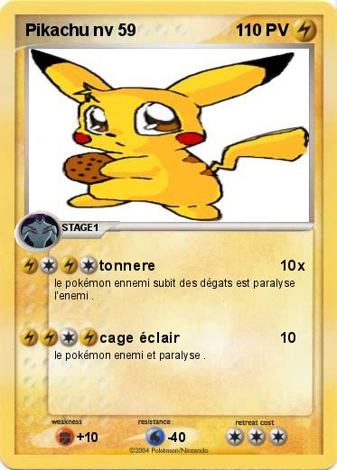Pokemon Pikachu nv 59
