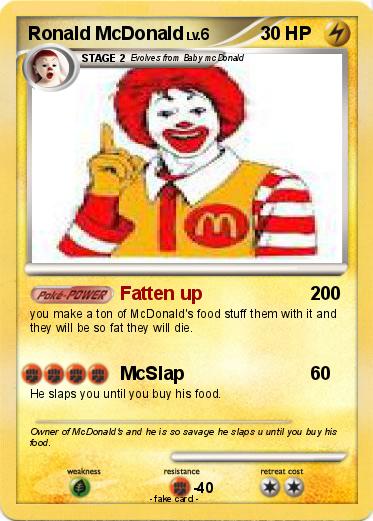 Pokemon Ronald McDonald