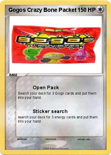 Pokemon Gogos Crazy Bone Packet