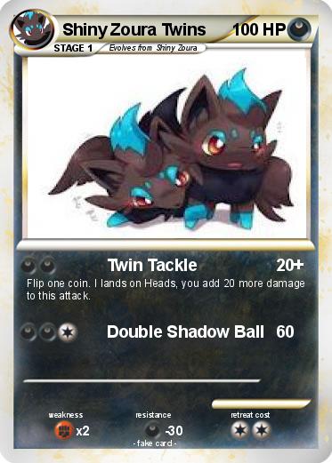 Pokemon Shiny Zoura Twins