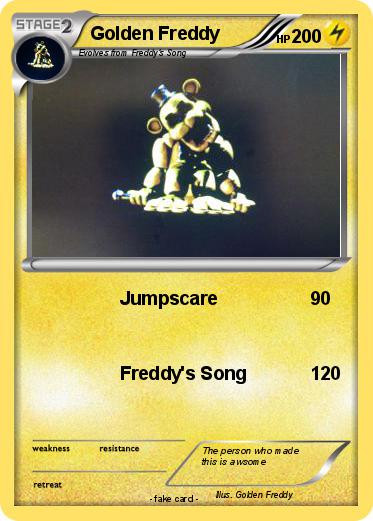 Pokemon Golden Freddy