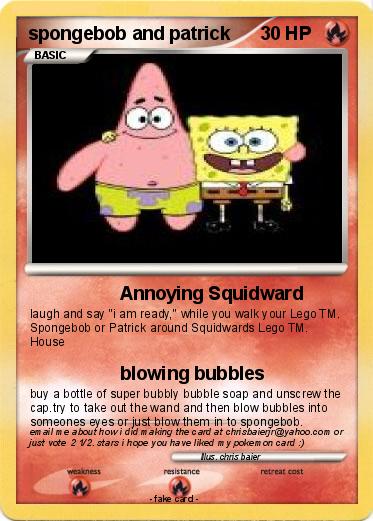Pokemon spongebob and patrick